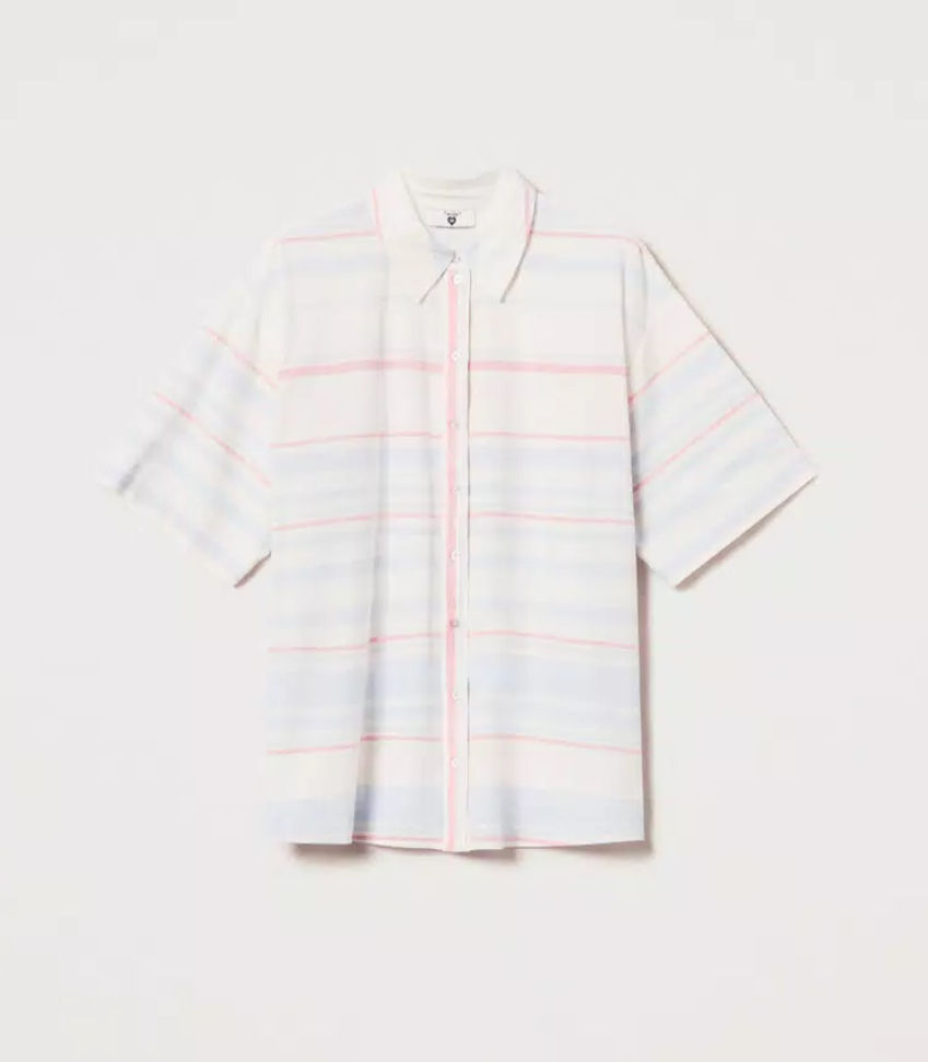 Miniatura: Camicia misto  lino