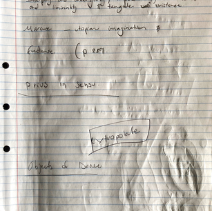 Studio: notes 04/03 - 07/05