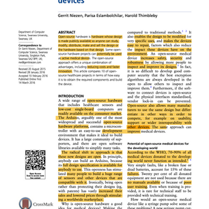 A plethora of notes on varying Medical Tools