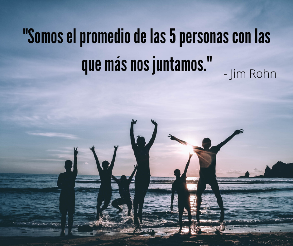 Somos el promedio de las 5 personas con las que más nos juntamos