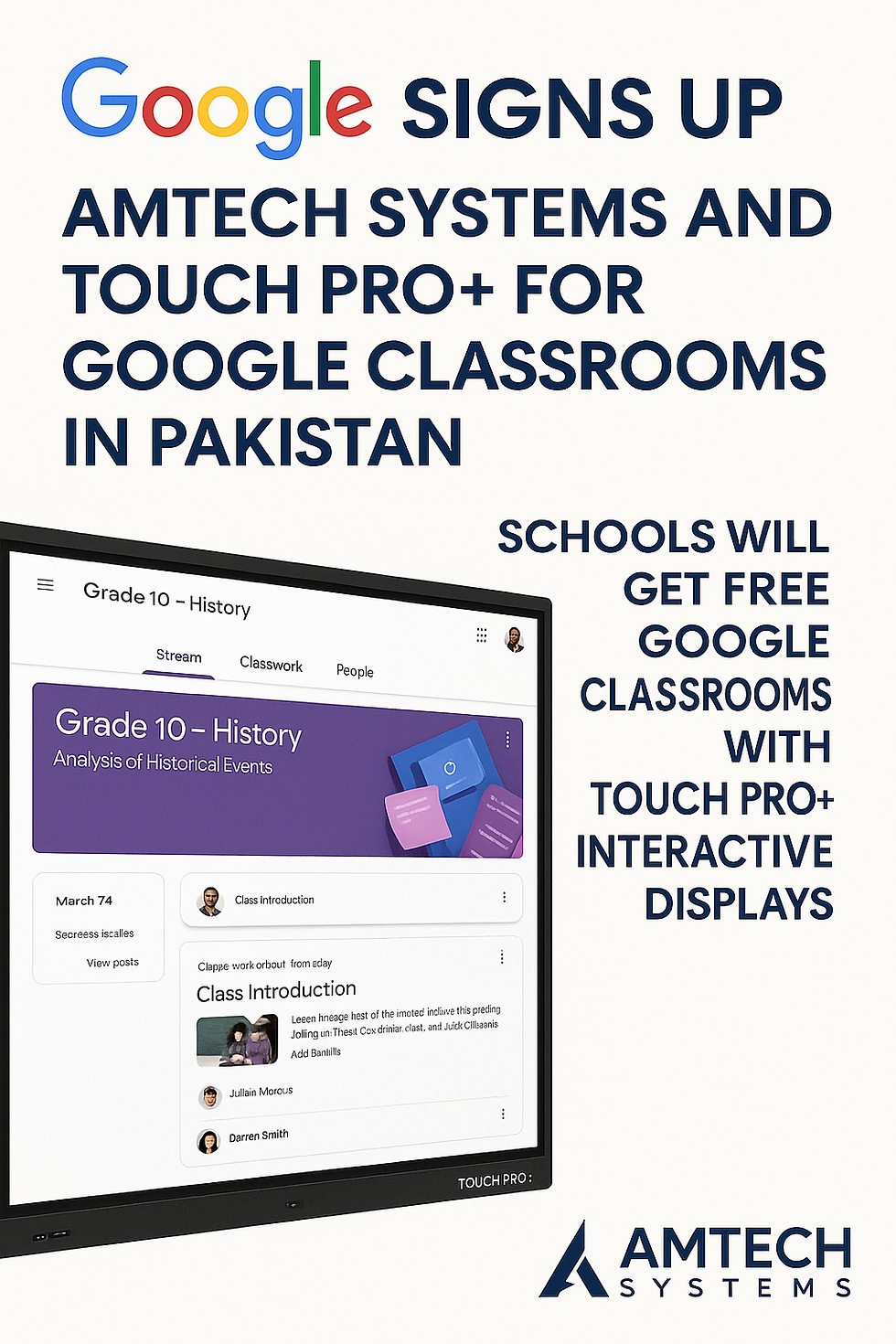 Amtech Systems Launches Free Interactive Teacher Certification in Pakistan