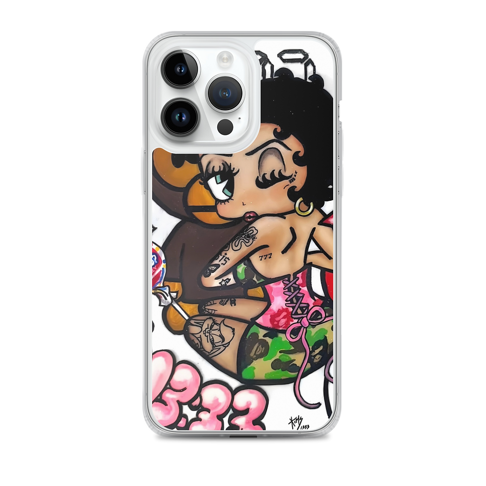 Thumbnail: Betty Booped Babe x 13:33 MagSafe® clear case for iPhone®