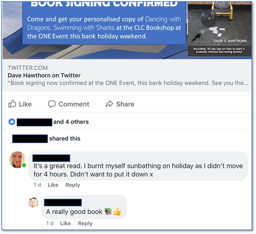 sunburn FB post