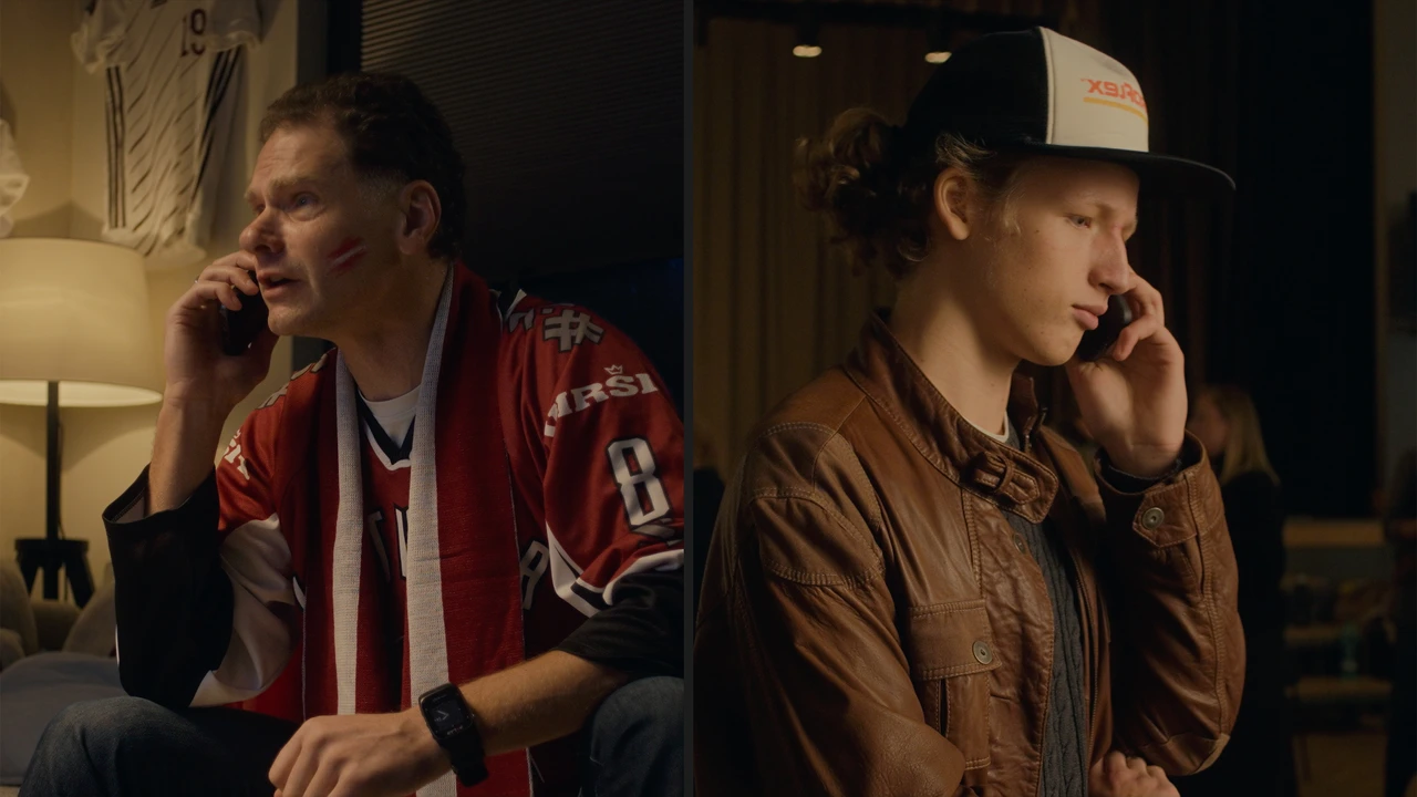 Ikšķile Choir commercial  / The Hockey Fan (2025) Latvian
Directed and written by Rūdolfs Miķelsons
Starring mixed choir Ikšķile conducted by Māris Sirmais
DOP: Artūrs Šulbergs
Equipment & huge thanks: BBRental; Ermīns Baltais; Roberts Vinovskis