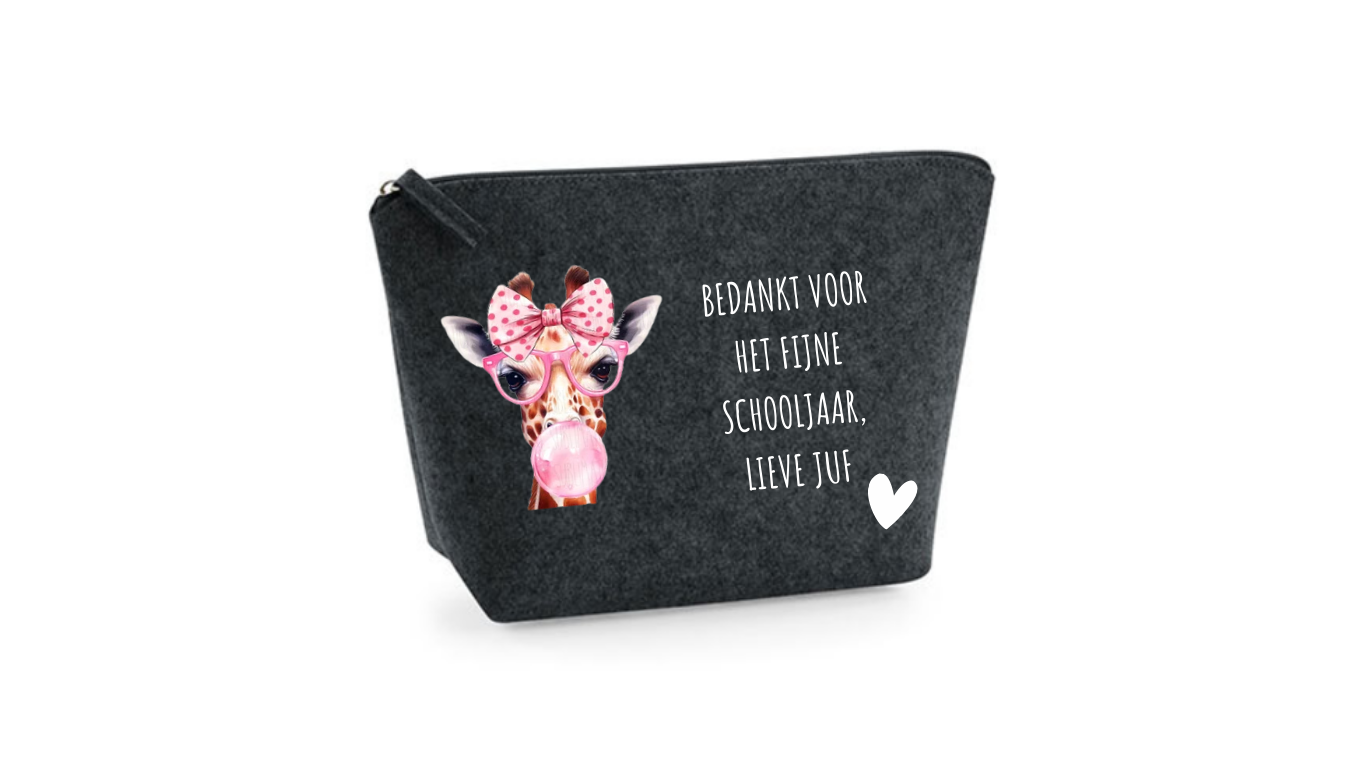 vilten accessoire tasje