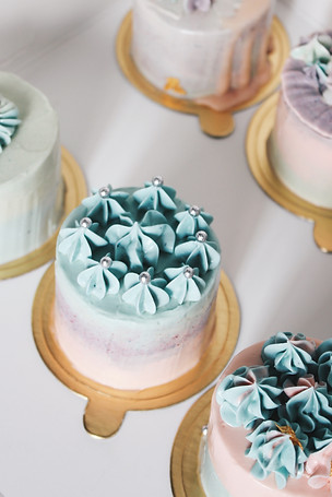 Teal Purple Ombre Mini Cake.JPG