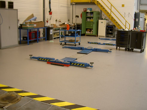 Pose de sol en résine époxy et polyuréthane au Luxembourg