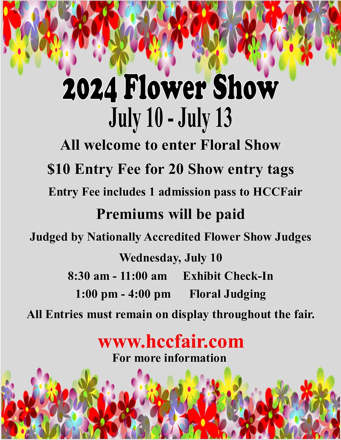 Harvest Home Fair Flower Show