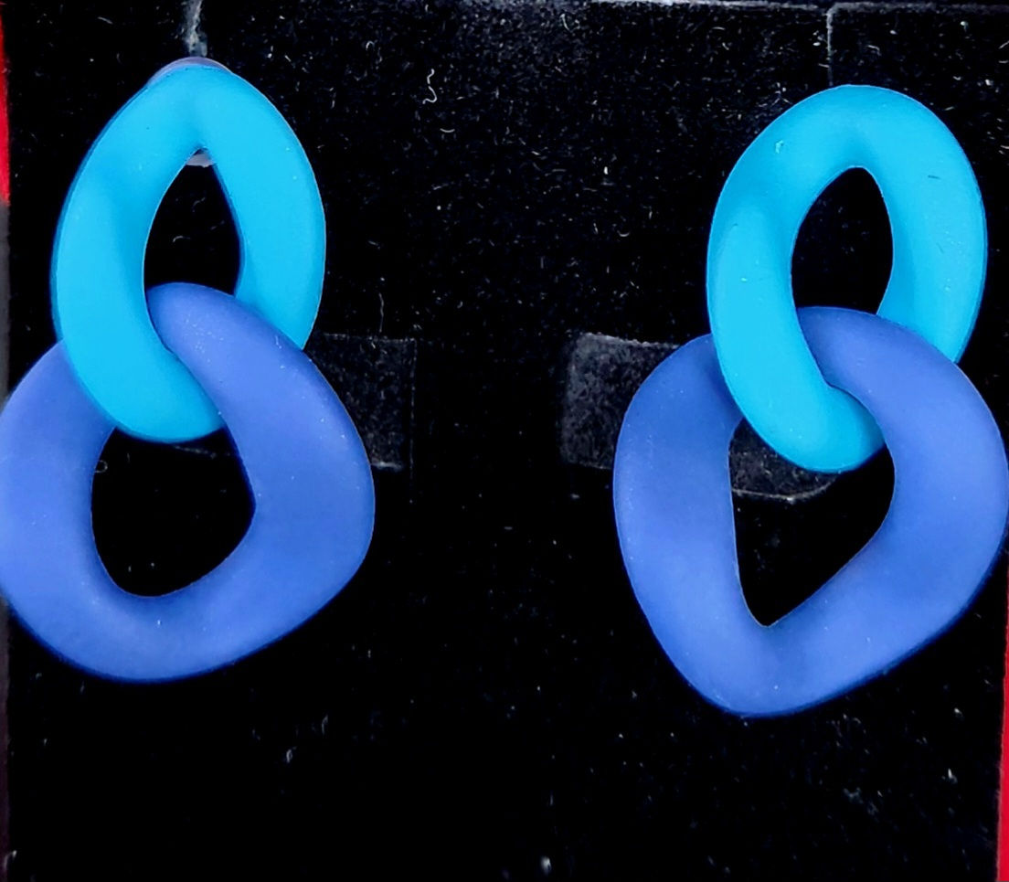 Boucles Décontractées en bleu foncé