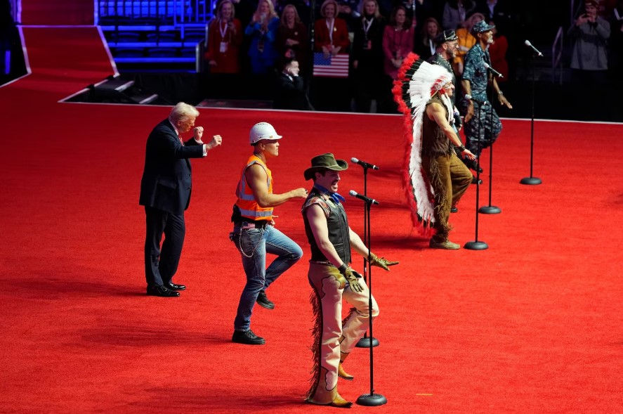 source: https://abcnews.go.com/Politics/trump-dances-ymca-village-people-pre-inaugural-victory/story?id=117870577