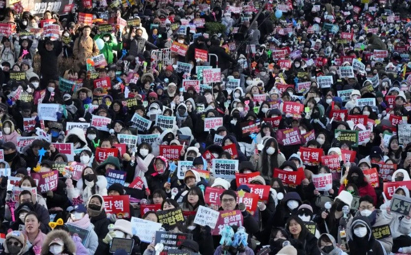 South Korea’s impeached president is removed from office, four months after declaring martial law