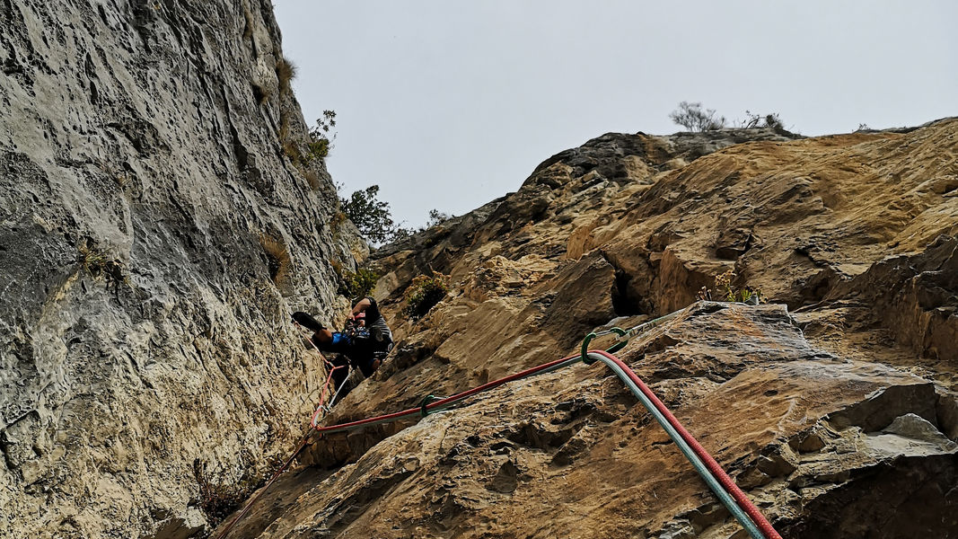Alpinklettern in Arco mit Guide