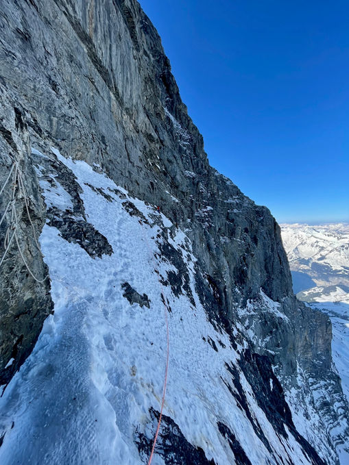 Eiger Nordwand mit Bergführer