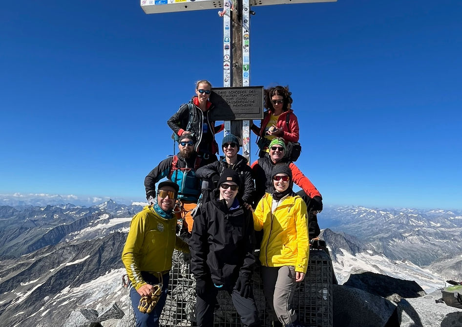 Gross Venediger mit Bergführer