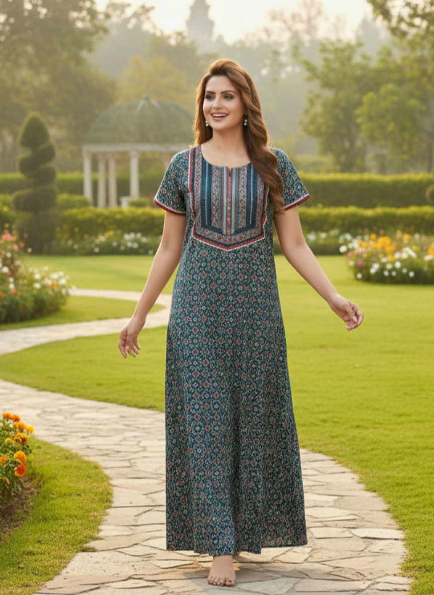 C-199, katha stitch fabric,100% cotton