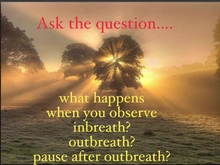 Ask the question….?