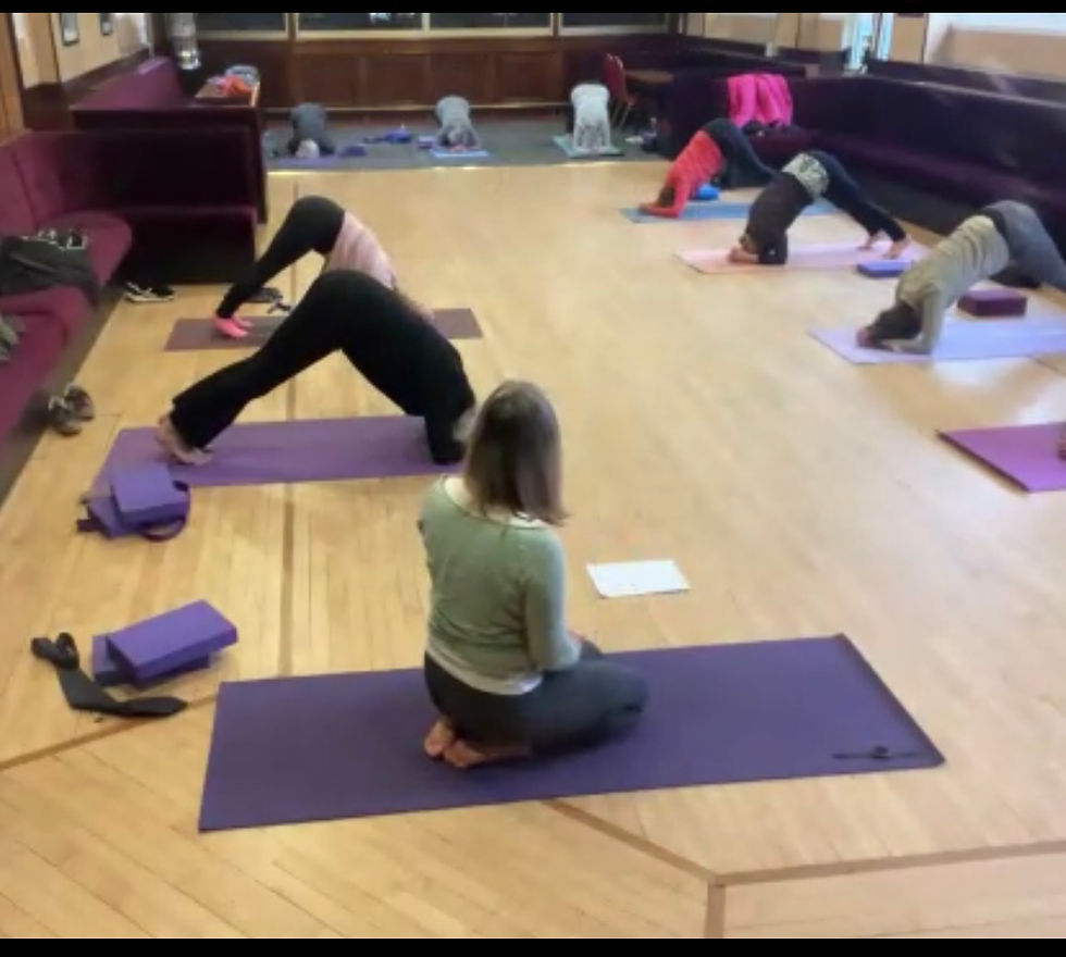 In yoga we use the obstacles to get rid of them.