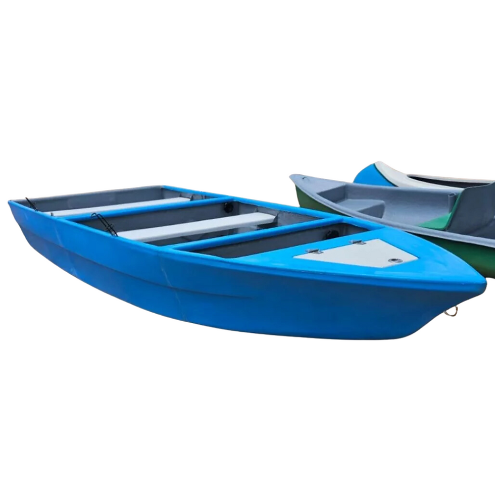 Barco de fibra desmontavel