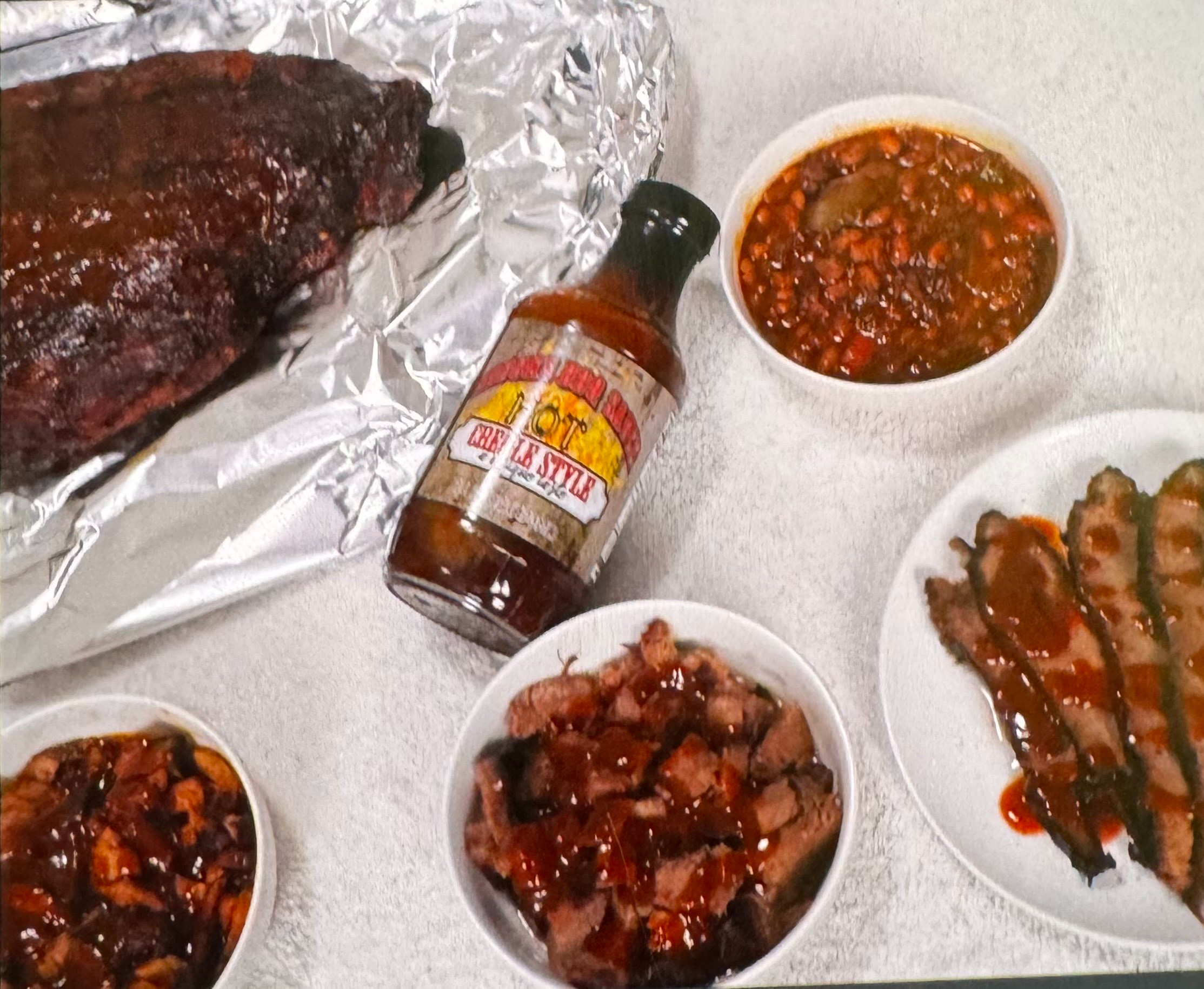 Brooks BBQ Sauce creole style HOT