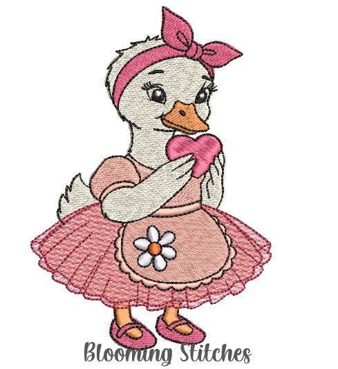 Goose Girl with Dress