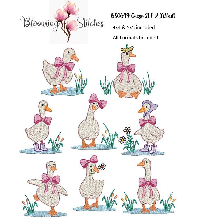 Geese SET 2 filled