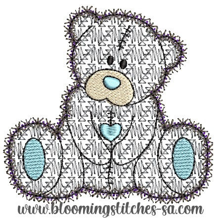 Tatty Teddy Applique 8