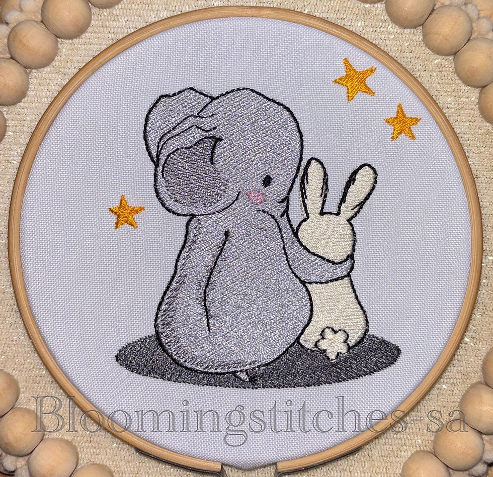 Thumbnail: Elephant hugging friend 2