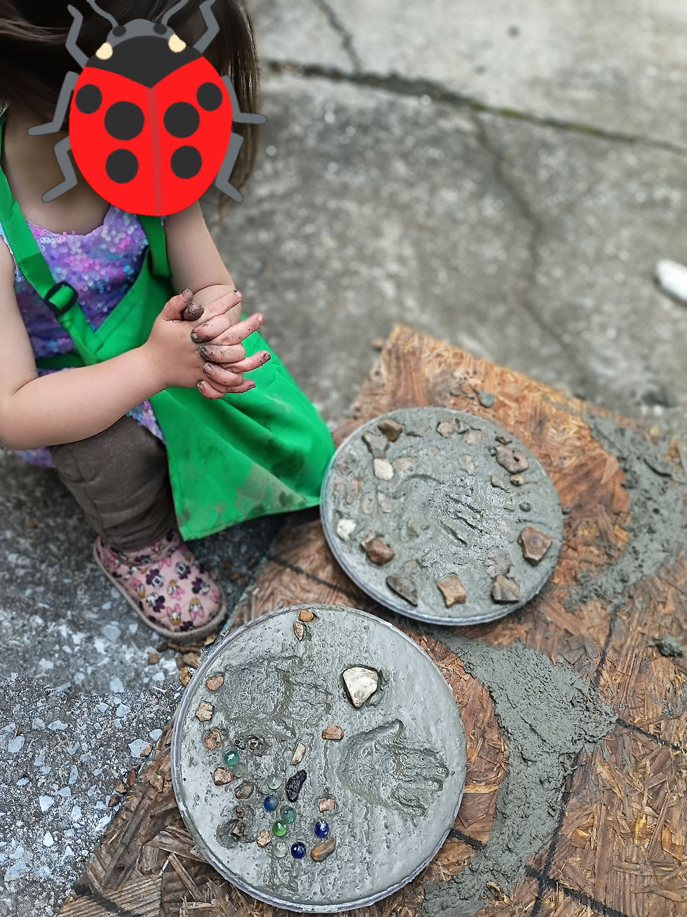 Concrete Stepping Stones