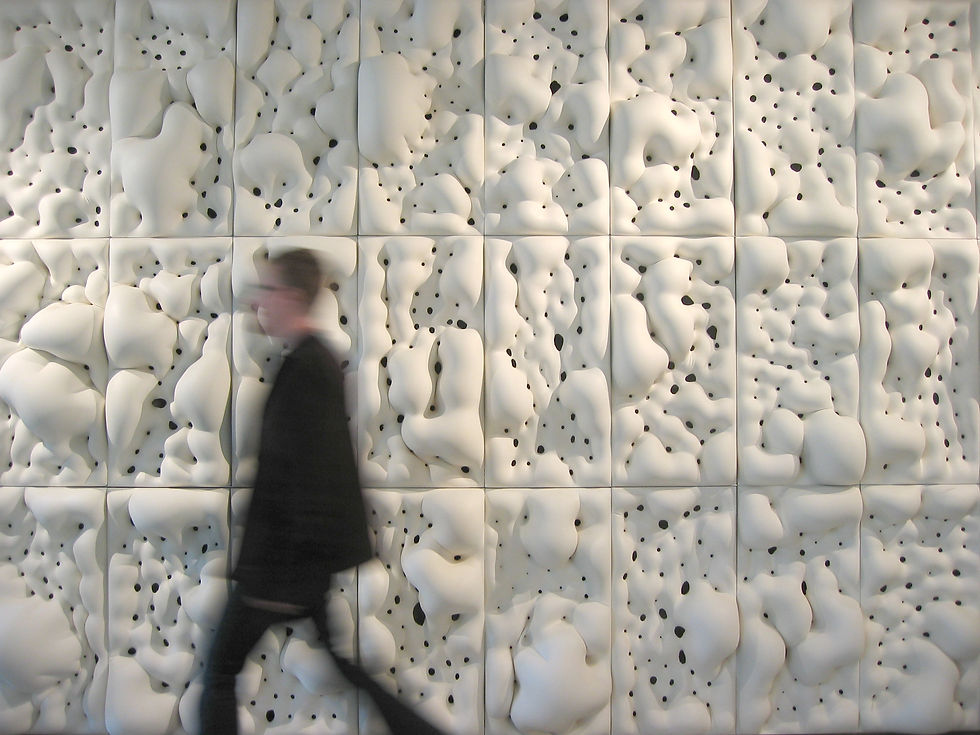 Wall constructed using flexible form