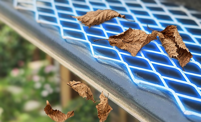 ตะแกรงรางน้ำอลูมิเนียม อาควาไลน์ (Aluminum Gutter Guard)