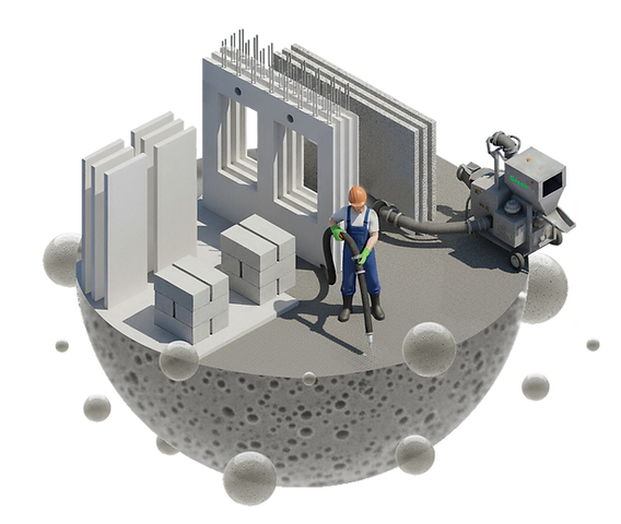 คอนกรีตมวลเบาgreentix