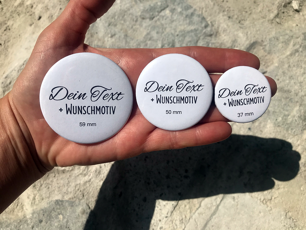 Miniaturbild: Button / Wunschtext & -motiv