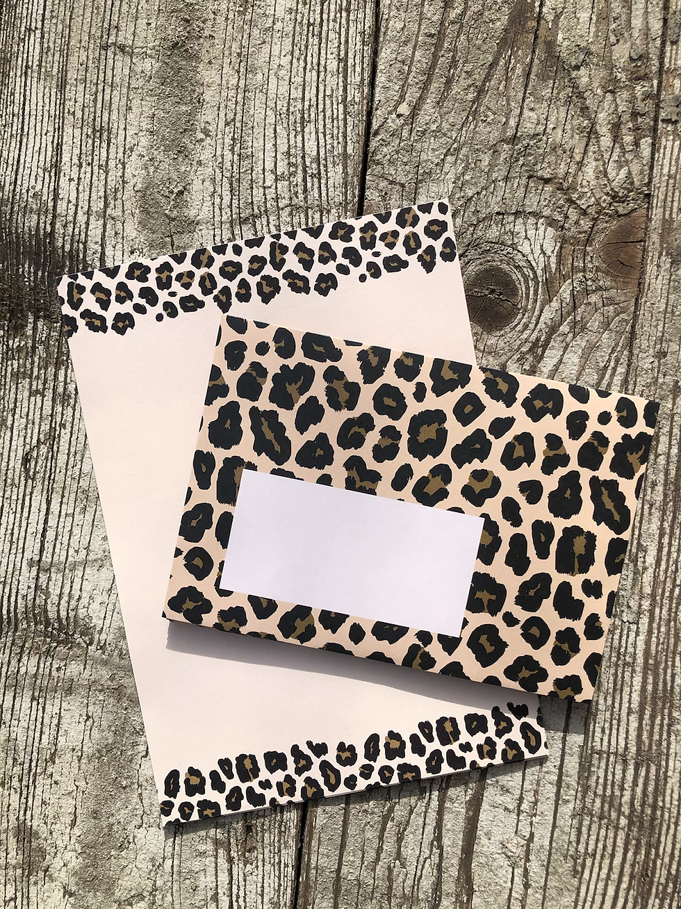 Miniaturbild: Kleines Leoprint-Briefset
