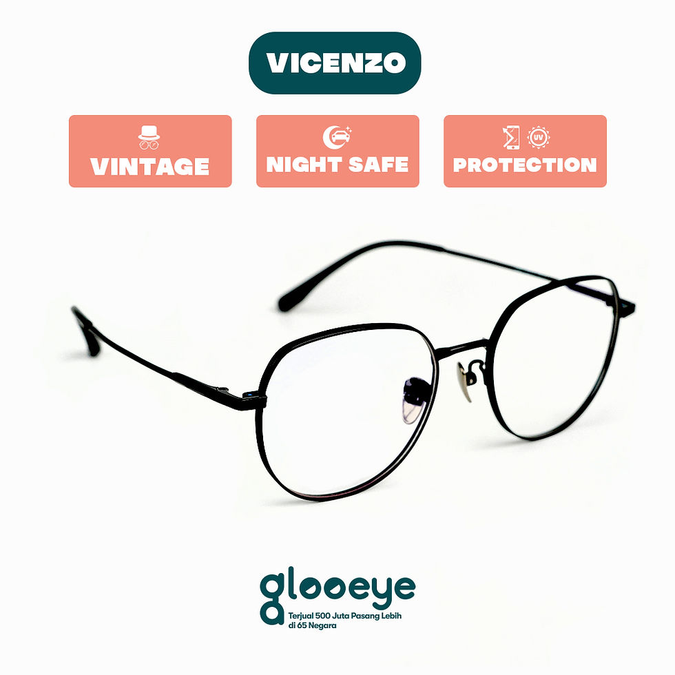 Thumbnail: glooeye Vintage 23009 UV/Blue- lightScreen/Anti-glaring lens all included