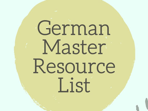 German Resource Master List