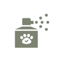 Vet applying parasite prevention treatment to a dog