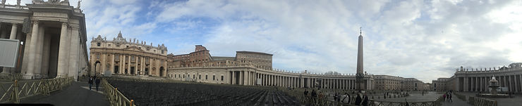 Panoramic of St Peters Basilica
