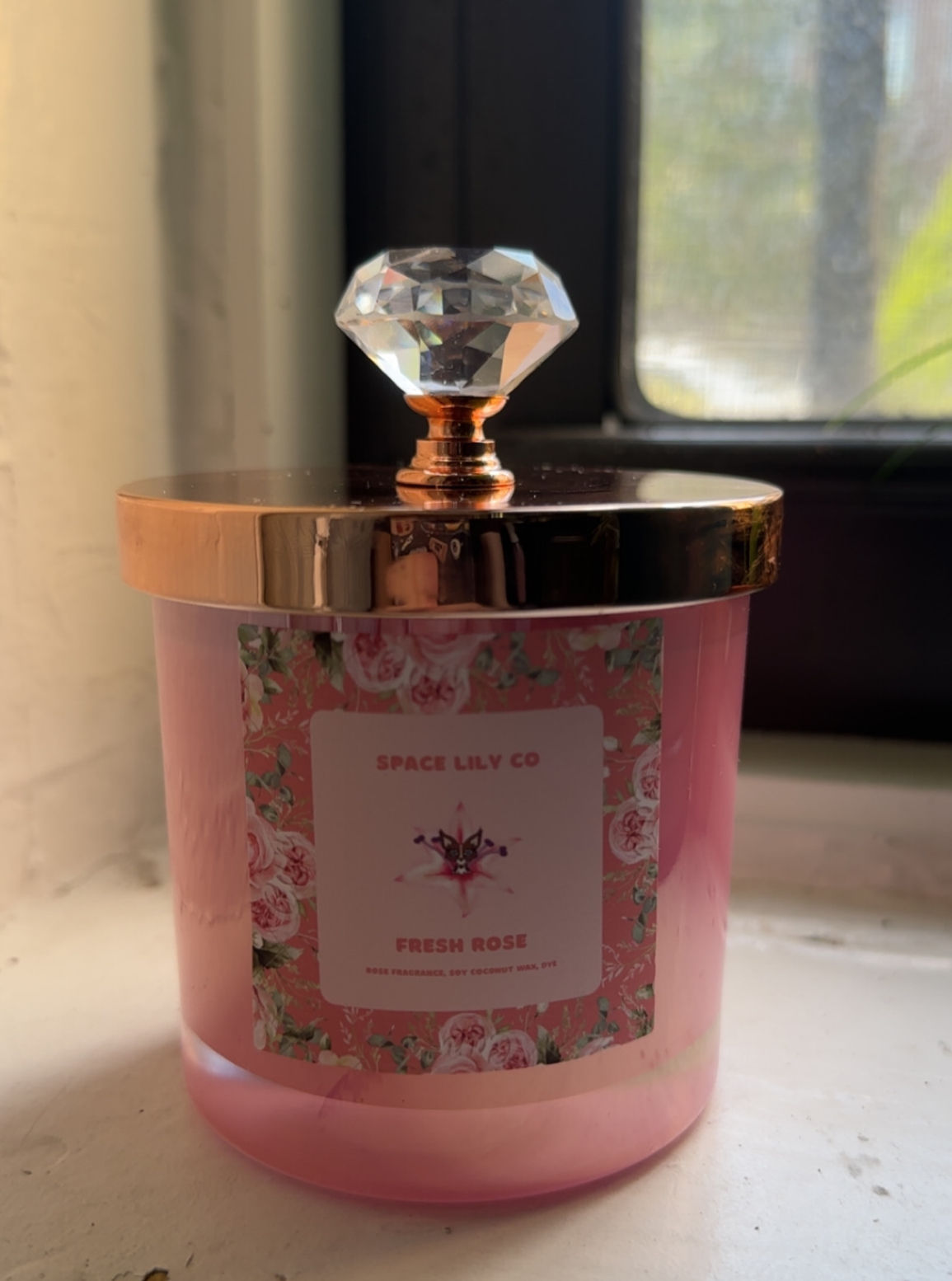 Fresh Rose Soy Candle 10oz