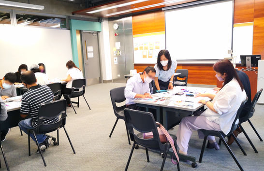 香港學校教職員減壓和諧粉彩工作坊