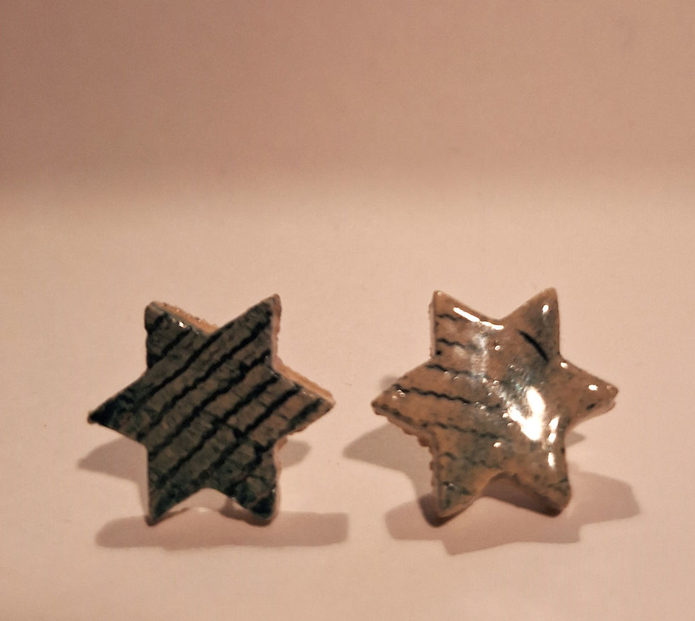 Große grüne "Sterne"