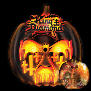 King Diamond "Halloween Live" die-cut pumpkin shaped 10" limited to 1000 copies!