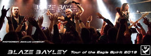 BLAZE BAYLEY 'Live in France' pre-order packages launched