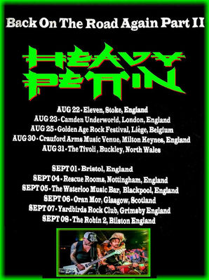 HEAVY PETTIN' Announce 'Back On The Road Part II' UK Tour In August/September