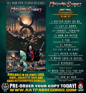 RPR set to release Michael Sweet (Stryper) "Ten"