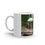 Thumbnail: A Very White Mushroom In Very Green Grass White glossy mug