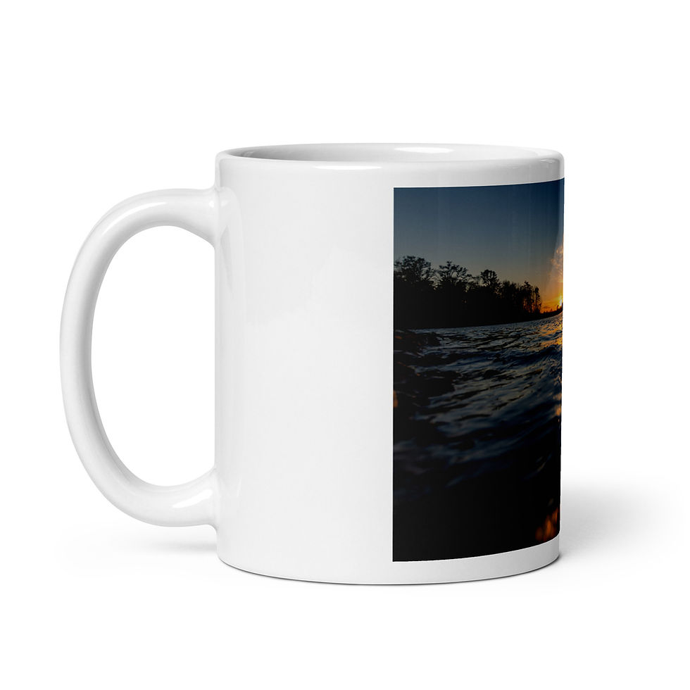 Thumbnail: The Lake White glossy mug