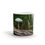 Thumbnail: A Very White Mushroom In Very Green Grass White glossy mug