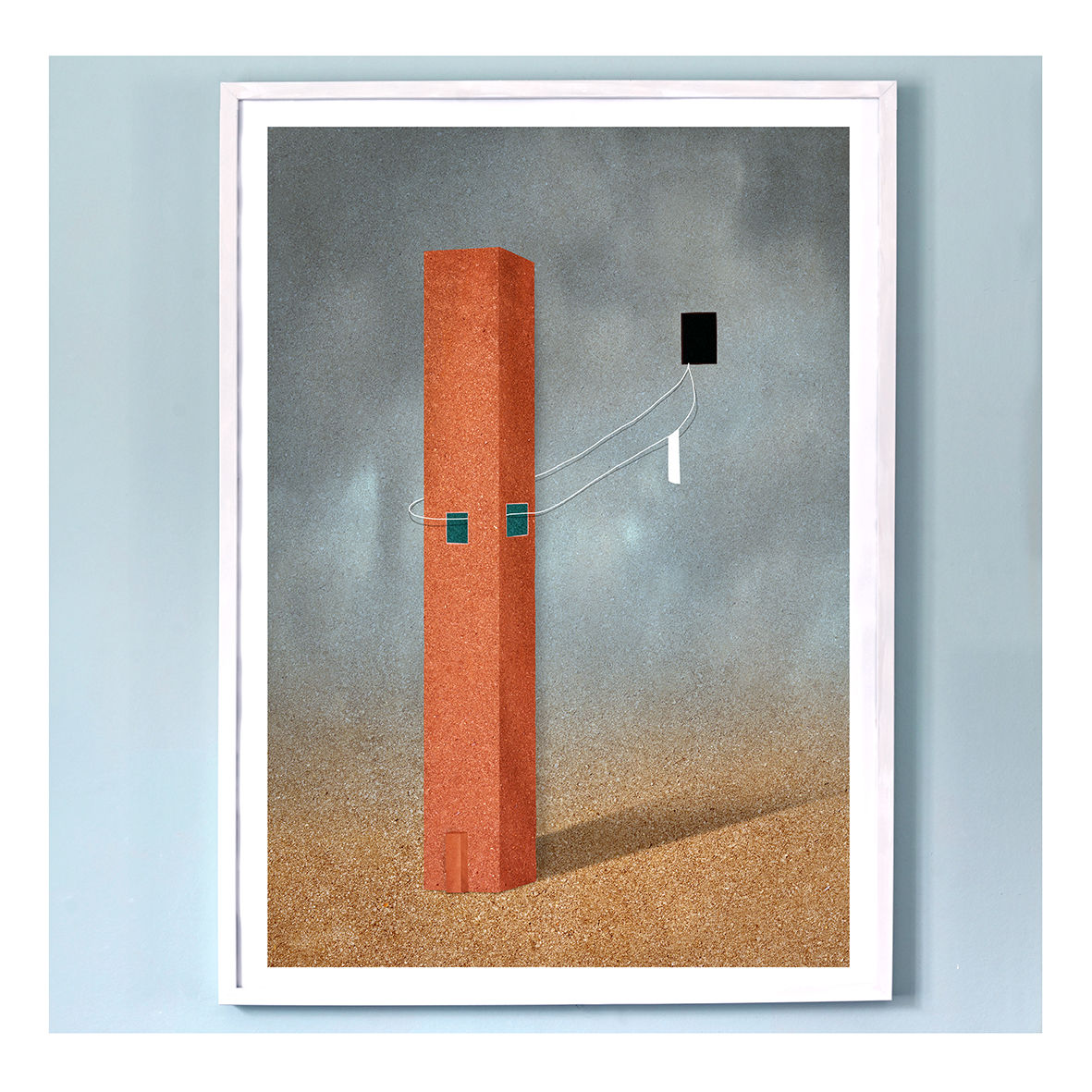 Smuk grafisk plakat til stuen, Fotokunst mere ind blot en plakat