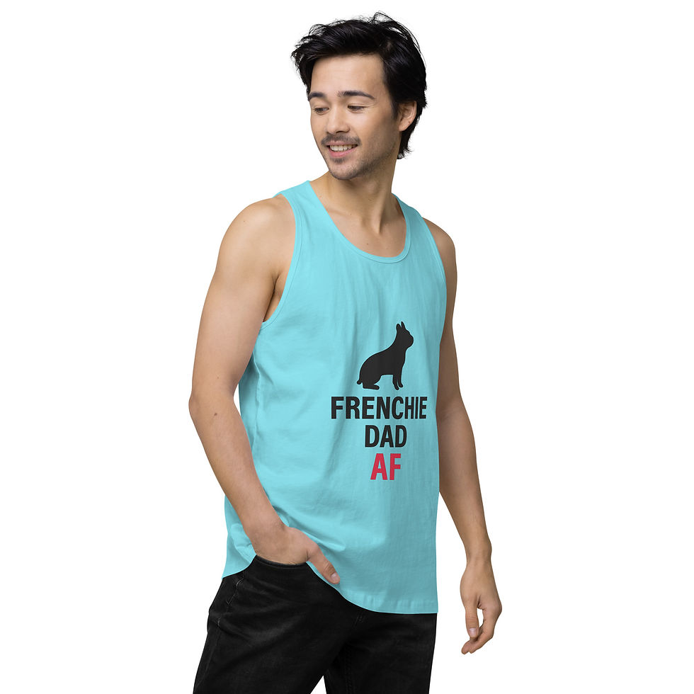 Thumbnail: Frenchie Dad AF Tank Top – Men’s Premium Fit