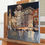 Thumbnail: Original oil painting of Piazza Navona’s lively atmosphere under warm lights